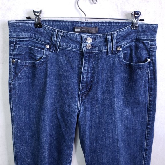 Levi's Women's 16M (33x29) Mid Rise Skinny Jeans, Medium Wash Blue Stretch Denim - Picture 3 of 9